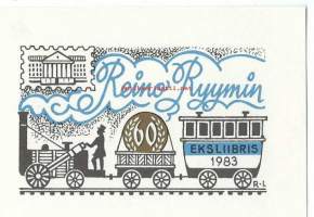 Reino Ryymin 60-  Ex Libris