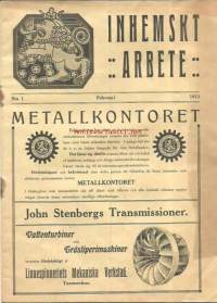 Inhemskt arbete februari 1913