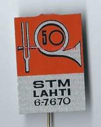 STM 50  Lahti 1979 - neulamerkki  rintamerkki