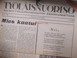 Työläisnuoriso 1934 nr 1-26 vuosikerta - Sosiaalidemokraattinen Työläisnuorisoliitto äänenkannattaja