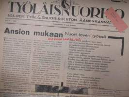 Työläisnuoriso 1934 nr 1-26 vuosikerta - Sosiaalidemokraattinen Työläisnuorisoliitto äänenkannattaja