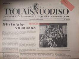 Työläisnuoriso 1934 nr 1-26 vuosikerta - Sosiaalidemokraattinen Työläisnuorisoliitto äänenkannattaja