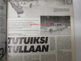 Vauhdin maailma 1987 nr 3, sis. mm. seur. artikkelit / kuvat / mainokset; mm. MM-ralli Ruotsi, Formula kausi lähenee testit täydessä vauhdissa, VM maistelee