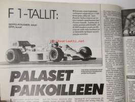 Vauhdin maailma 1987 nr 3, sis. mm. seur. artikkelit / kuvat / mainokset; mm. MM-ralli Ruotsi, Formula kausi lähenee testit täydessä vauhdissa, VM maistelee