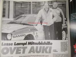 Vauhdin maailma 1987 nr 2, sis. mm. seur. artikkelit / kuvat / mainokset; mm. Formula 1 -87 mitä on tulossa ja mitä on menossa, Tunturiralli, Alain Prost aikamme