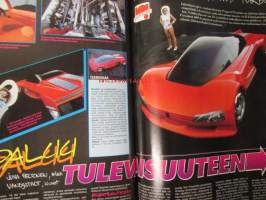 Vauhdin maailma 1987 nr 2, sis. mm. seur. artikkelit / kuvat / mainokset; mm. Formula 1 -87 mitä on tulossa ja mitä on menossa, Tunturiralli, Alain Prost aikamme