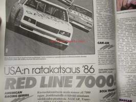 Vauhdin maailma 1987 nr 2, sis. mm. seur. artikkelit / kuvat / mainokset; mm. Formula 1 -87 mitä on tulossa ja mitä on menossa, Tunturiralli, Alain Prost aikamme
