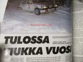 Vauhdin maailma 1987 nr 2, sis. mm. seur. artikkelit / kuvat / mainokset; mm. Formula 1 -87 mitä on tulossa ja mitä on menossa, Tunturiralli, Alain Prost aikamme
