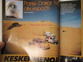 Vauhdin maailma 1987 nr 2, sis. mm. seur. artikkelit / kuvat / mainokset; mm. Formula 1 -87 mitä on tulossa ja mitä on menossa, Tunturiralli, Alain Prost aikamme
