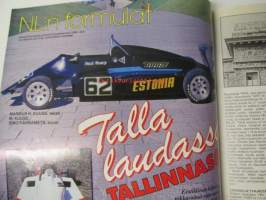 Vauhdin maailma 1987 nr 1, sis. mm. seur. artikkelit / kuvat / mainokset; mm. Ralli-MM Olympus, Pohjola ralli, Brands Hatchin rallicross, VM maistelee Ford Sierra