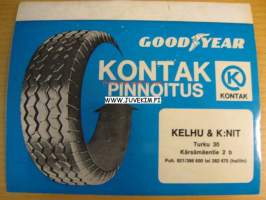 Goodyear kontak pinnoitus -tarra