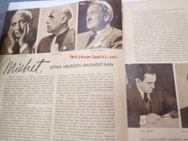 Elokuva-Aitta 1943 nr 19 sis. mm. seur. artikkelit / kuvat; Kansikuvassa Märta Ekström &amp; Frank Sundström, Münchausen, Ville Salminen - lavastaja - ohjaaja -