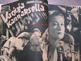 Elokuva-Aitta 1943 nr 21 sis. mm. seur. artikkelit / kuvat; Kansikuvassa Charles Boyer &amp; Rita Hayworth, VArjoja Kannaksella, Skandaali kylässä, Laila okimo,