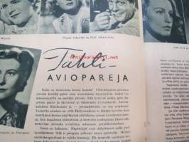 Elokuva-Aitta 1943 nr 21 sis. mm. seur. artikkelit / kuvat; Kansikuvassa Charles Boyer &amp; Rita Hayworth, VArjoja Kannaksella, Skandaali kylässä, Laila okimo,