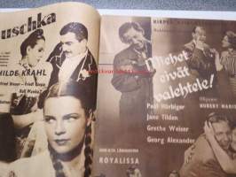 Elokuva-Aitta 1943 nr 22 sis. mm. seur. artikkelit / kuvat; Kansikuvassa Hlde Krahl - Anuschka, Deanna Durbin, Matti Lehtelä, Herra ja Ylhäisyyys, Viktor de Kowa,