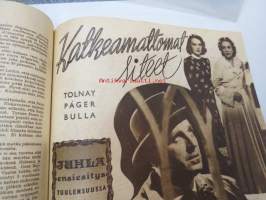 Elokuva-Aitta 1943 nr 24 sis. mm. seur. artikkelit / kuvat; Kansikuvassa Ansa Ikonen - Vaivaisukon morsian, Kirkastettu sydän, Naiset eivät ole enkeleitä, Helmut