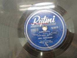 Rytmi R 6073 Erkki Junkkarinen - Harhakuva / Syksyn lapsi -savikiekkoäänilevy, 78 rpm