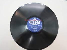 Decca SD 5327 Juha Eirto - Keskiyön tango / Metro-Tytöt - Toukokuun unelma -savikiekkoäänilevy, 78 rpm