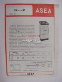 Asea SL-2 sähköhella -esite