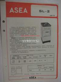 Asea SL-2 sähköhella -esite