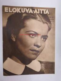 Elokuva-Aitta 1942 nr 23 sis. mm. seur. artikkelit / kuvat; Kansikuvassa Heidemarie Hatheyer, Korpikino - rintamateatteri, Bette Davis, Rantasuon raatajat, willy