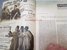 Elokuva-Aitta 1942 nr 21 sis. mm. seur. artikkelit / kuvat; Kansikuvassa Maria Holst - Wieniläisverta, Hairahtunut, Filmi ja kirjallisuutemme, Lasse Pöysti, Bette