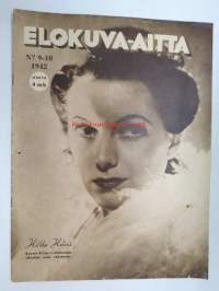 Elokuva-Aitta 1942 nr 9-10 sis. mm. seur. artikkelit / kuvat; Kansikuvassa Hilkka Helinä - Kuolut mies rakastuu, Suomalaisen Filmin koetinkivi, Suomalainen elokuva