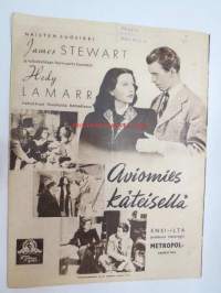 Elokuva-Aitta 1942 nr 7 sis. mm. seur. artikkelit / kuvat; Kansikuvassa Irene Dunne &amp; Gary Grant Muistojen sävel -elokuvassa, James Cagney &amp; Ann Sheridan - Costa