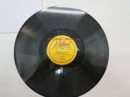 Rytmi R 6314 Toivo Uitto - Oma-apu - paras apu / Seija Eskola - Lauantai-illan tyttö -savikiekkoäänilevy, 78 rpm