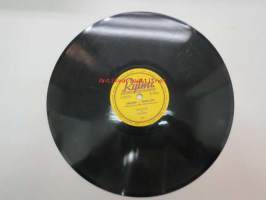 Rytmi R 6314 Toivo Uitto - Oma-apu - paras apu / Seija Eskola - Lauantai-illan tyttö -savikiekkoäänilevy, 78 rpm