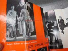 Bal du Moulin Rouge Paris - Frisson -tunnetun kabareen ohjelmakirjanen vuodelta 1965