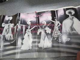 Bal du Moulin Rouge Paris - Frisson -tunnetun kabareen ohjelmakirjanen vuodelta 1965