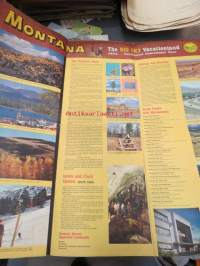 Montana 1964 Highway Map -tiekartta