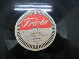 Triola T 4263 Olavi Virta - Janne Parka / Zambesi -savikiekkoäänilevy, 78 rpm