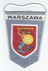 Warszawa  - matkailuviiri  ,  n 18x14 cm