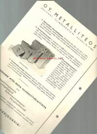 Metalliteos Oy - tuote-esite  4 sivua  1949