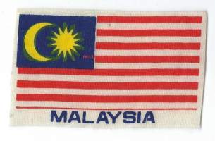 Malaysia  - hihamerkki 5x9 cm