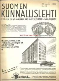Suomen Kunnallislehti 1935 nr 10