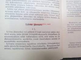 Suomen Urheiluliitto toimintasäännöt, rata- ja kenttäurheilun kilpailusäännöt, SVUL:n yleiset kilpilusäännöt sekä suunnistamiskilpailujen säännöt 1941