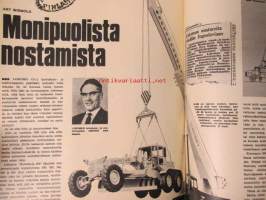 Tekniikan Maailma 1969 nr 2, sis. mm. seur. artikkelit / kuvat / mainokset; mm. Lokomo Oy - Monipuolista nostamista, Salamavalolaite ajattelee puolestasi,