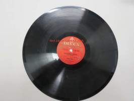 Decca SD 5090 Henry Theel - Tanssiaisten jälkeen / Viimeisen kerran -savikiekkoäänilevy, 78 rpm