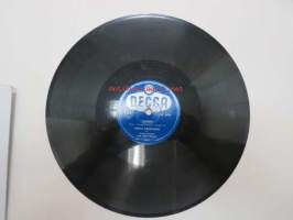 Decca SD 5404 Vieno Kekkonen - Ruusu tuoksuu luona muurin / Tammy -savikiekkoäänilevy, 78 rpm