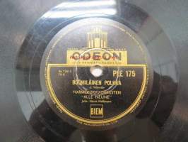 Odeon PLE 175 Harmonikkaorkesteri Alle Neune - Böömiläinen polkka / Hanhenmarssissa -savikiekkoäänilevy, 78 rpm