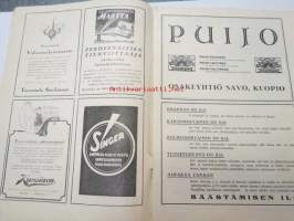 Kotiliesi 1926 nr 20 lokakuun toinen numero (Sirkka - Nuorten toveri 1926 nr 20 -lehti nidottu mukaan) sis. mm. seur. mainokset; Nokia kalossit, Hangon keksi