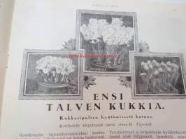 Kotiliesi 1926 nr 20 lokakuun toinen numero (Sirkka - Nuorten toveri 1926 nr 20 -lehti nidottu mukaan) sis. mm. seur. mainokset; Nokia kalossit, Hangon keksi