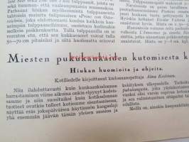 Kotiliesi 1926 nr 20 lokakuun toinen numero (Sirkka - Nuorten toveri 1926 nr 20 -lehti nidottu mukaan) sis. mm. seur. mainokset; Nokia kalossit, Hangon keksi