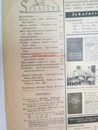 Kotiliesi 1941 nr 6 maaliskuu II sis. mm. seur. artikkelit / kuvat / mainokset; Kansikuvitus Martta Wendelin, Leposohvasta loihditaan oikea sänky, Kasvava kansa