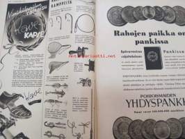 Kotiliesi 1941 nr 9 toukokuu I, ilmestynyt 1.5.1941, sis. mm. seur. artikkelit / kuvat / mainokset; Kansikuvitus Martta Wendelin, Arabia, Kalamiehen kamppeita,