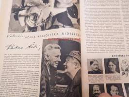 Kotiliesi 1941 nr 9 toukokuu I, ilmestynyt 1.5.1941, sis. mm. seur. artikkelit / kuvat / mainokset; Kansikuvitus Martta Wendelin, Arabia, Kalamiehen kamppeita,