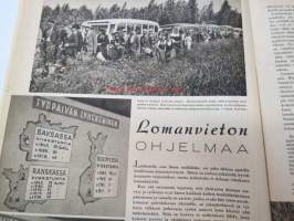 Kotiliesi 1941 nr 9 toukokuu I, ilmestynyt 1.5.1941, sis. mm. seur. artikkelit / kuvat / mainokset; Kansikuvitus Martta Wendelin, Arabia, Kalamiehen kamppeita,